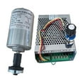 thumbnail image 3 of Air cooled 0.2kw CNC spindleMotor Angle Grinder Kit 200W Spindle 52mmClamp / Power Supply speed governor For Engraving ,Anti-Rust, 3 of 7