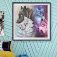 thumbnail image 2 of Cuadros Decorativos 5D DIY Diamante Pintura Full Square Drill Lobos Rhinestone Art Craft Home Decor JShteea Nuevos Originales, 2 of 8