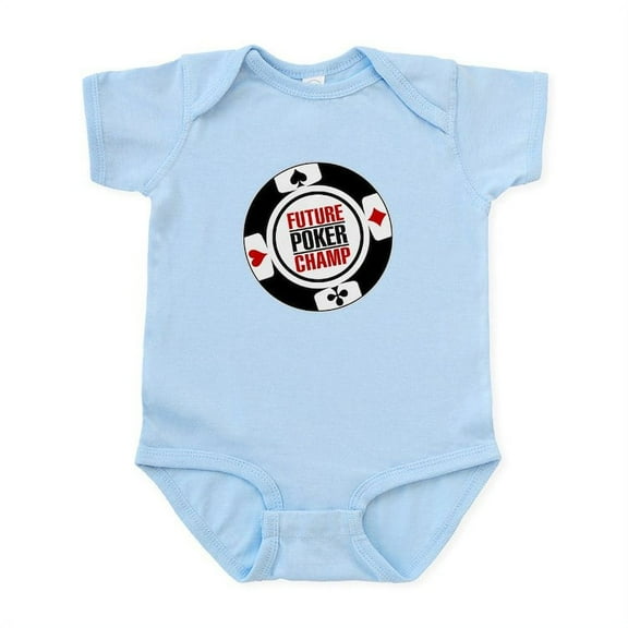 CafePress - Future Poker Champ Infant Bodysuit - Baby Light Bodysuit, Size Newborn - 24 Months