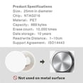 thumbnail image 5 of 150 Pieces NFC Ntag216 Sticker Tags 216 Label Cards 13.56Mhz Stickers 888 Byte Memory, 5 of 5