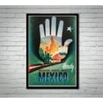 thumbnail image 2 of Mexico - National Railways - Vintage Travel Poster (24x36Inches(Black-Framed)), 2 of 6