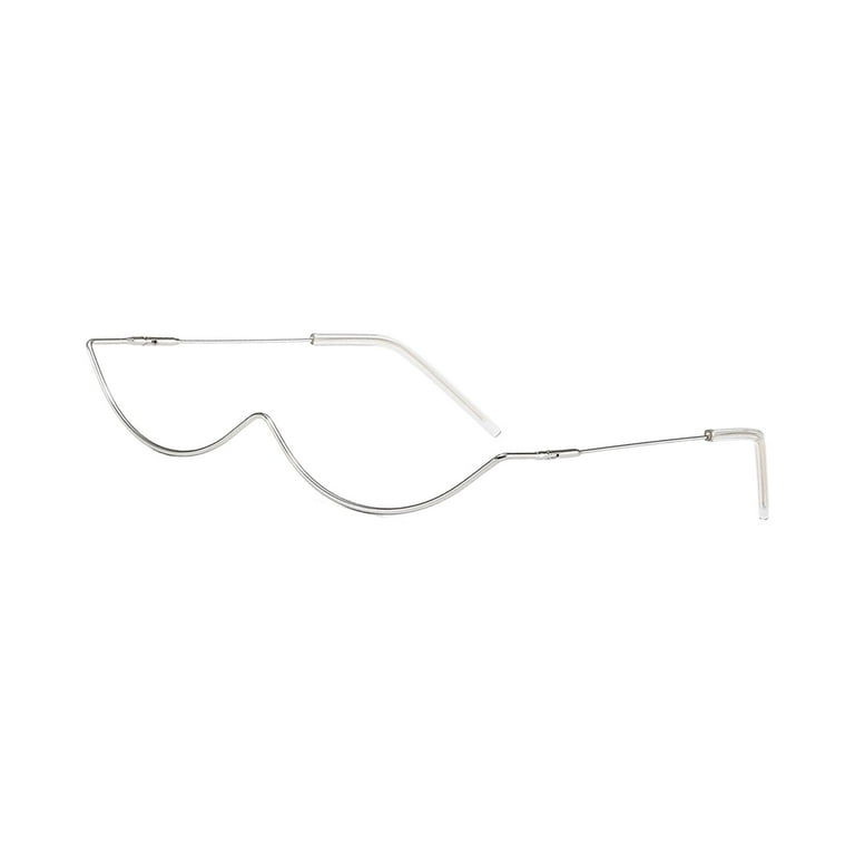No lens half frame eyeglasses sales