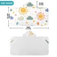thumbnail image 4 of Yayeee Kids Hooded Towels Toddler Soft Absorbent Beach Bathing Wrap 50" x 23.5", Rainbows Pattern, 4 of 5