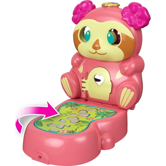 Polly Pocket Flip & Find Sloth Compact