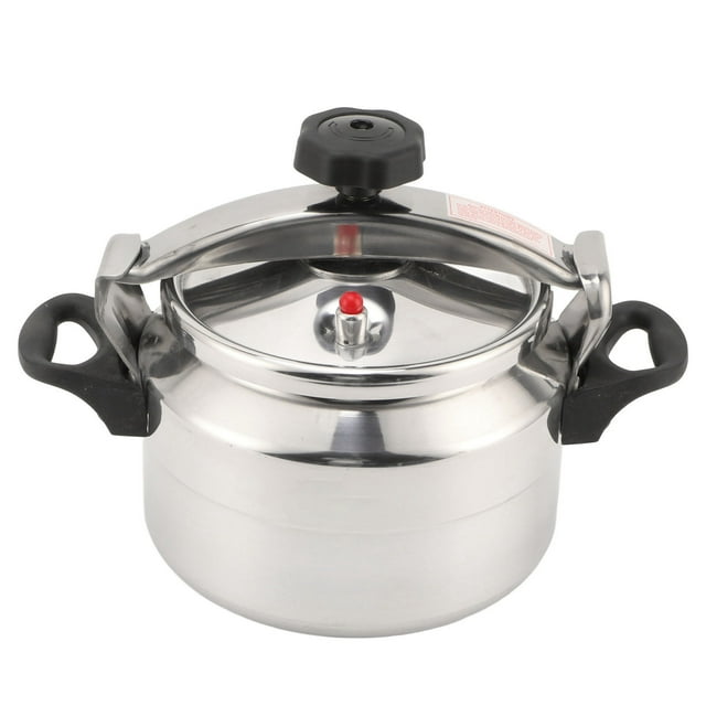 Aluminum Pressure Cooker 11L Large Capacity Fast Cooking Easy with Pressure Canner Bottom for Gas Electric Flat Top Stoves
