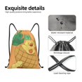 thumbnail image 4 of Pofeuu Moriah Elizabeth for Water-Resistant 210D Drawstring Bag Compact Foldable Design Gym Yoga Travel Essentials Lightweight Carryall-Medium, 4 of 6