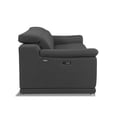 thumbnail image 5 of Leather Power Reclining Loveseat with Kiln - dried Hardwood and Chrome Legs for Stylish Home Seating, 5 of 6