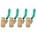 thumbnail image 4 of Threaded Ball Valve,4pcs 1/4in Female Thread Plumbing Supplies Water Pipe Valve High-End Performance, 4 of 8