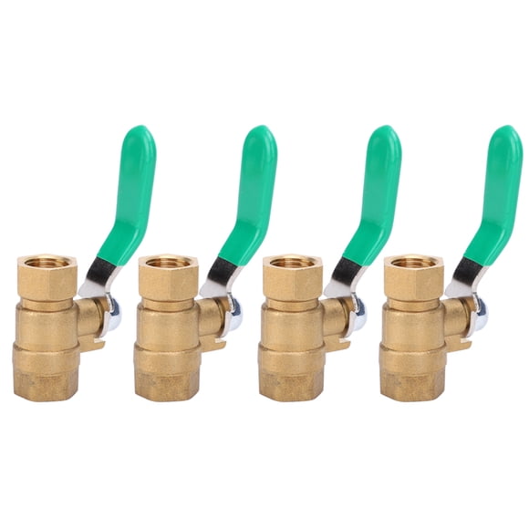 Double Internal Thread Water Pipe Valve, Ball Valve, For Indoor Gas Piping System Cold/Hot Water Piping System Plumbing Supplies Drain Shut Off Switch