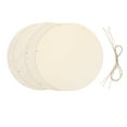 thumbnail image 4 of FOMIYES 4Set Hanging Wood Plaque Round Disc Ornament For Diy Projects 11.8x11.8in, 4 of 8