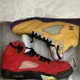 thumbnail image 2 of Ni - ke Ni - ke Air Jordan 5 Retro What the Solar Orange Red Yellow (Men's), 2 of 5
