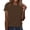 Brown, variant on Womens Short Sleeve Tops Summer T Shirts Round Neck Causal Fashion Basic Tee Loose Fit Blouses Dark Blue M