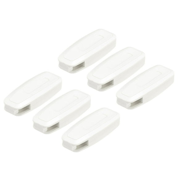 Unique Bargains Blind Cord Weight, 6Pack 80mm Curtain Window Shutter Beaded Chain Handle, White