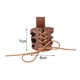 thumbnail image 2 of Funda de copa de cuerno de buey, duradera, práctica, para mujeres y hombres, cinturón, portátil, con forma de cuerno Marrón, 2 of 9