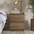 thumbnail image 2 of Tvilum Scottsdale 2 Drawer Nightstand, Truffle, 2 of 5