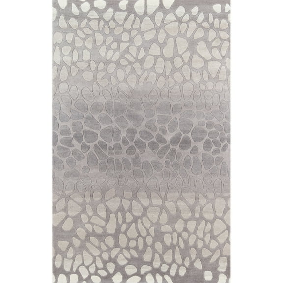Momeni Animal Print Geometric & Abstract Modern Area Rugs, Off-White 8' X 10'