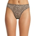 thumbnail image 2 of Joyspun Women's Infinite Comfort Stretch Thong Panties, 3-Pack, Sizes XS to 3XL, 2 of 3