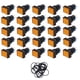 thumbnail image 1 of Interruptor de botón pulsador 25PCS Interruptor de botón pulsador de restablecimiento automático 6 pines Rectangular Momentáneo ABS Interruptor pulsador con arandela para motor eléctrico Electrodomést, 1 of 8
