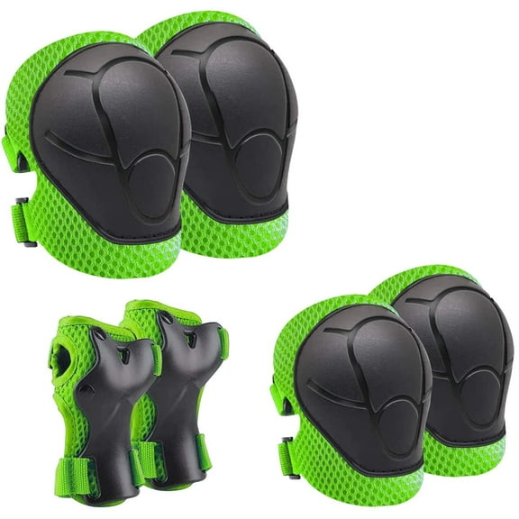 Knee Pads for Kids Kneepads and Elbow Pads Toddler Protective Gear Set Kids Elbow Pads and Knee Pads for Girls Boys with Wrist Guards 3 in 1 for Skating Cycling Bike Rollerblading Scooter Upgraded