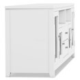 thumbnail image 2 of 72 Inch Extra Wide White TV Stand with Storage Cabinets and Drawers, 2 of 9