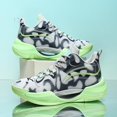 thumbnail image 6 of Bolognifi Fashion Men's Shoes Basketball Sports Training Sneakers Running Fans - WHITE_5.5, 6 of 8
