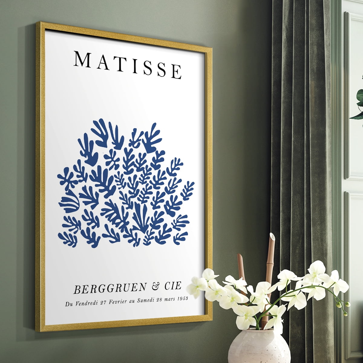 Matisse CCXCIX in Solid Wood 16 x 20 Framed Print