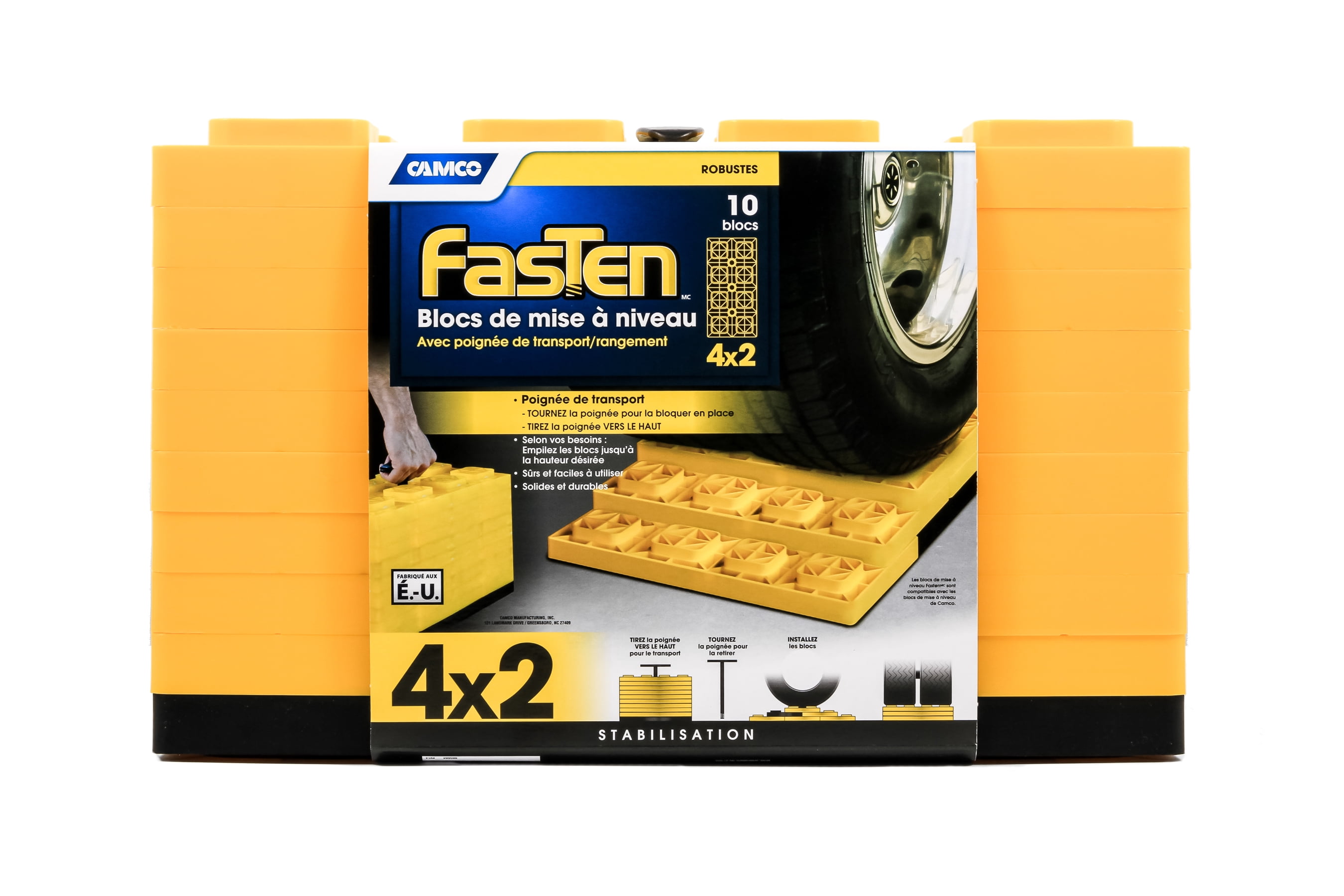 Camco 44517 Rv FasTen Level Blocks