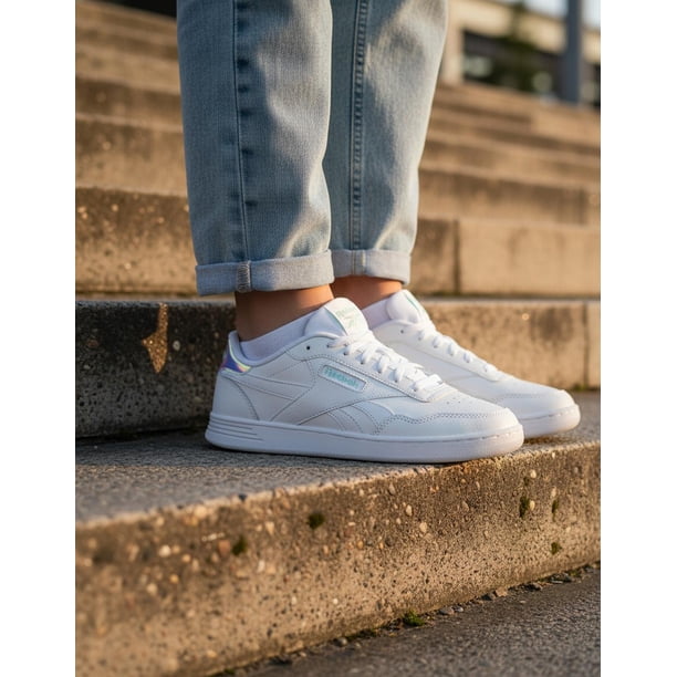 Tenis Reebok Mujer Dama Casual Court Advance blanco 22.5 MX
