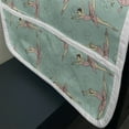 thumbnail image 3 of Ballet Microwave Oven Cover, Ballerinas Dancing in Various Poses Fine Arts Theme Theatrical Activity, Water Resistant Organizer with Pockets Kitchen, 36" x 12", Seafoam Pale Pink Cream, by Ambesonne, 3 of 4