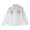 White, variant on Girls Long Sleeve Shirts Lapel Button Down Solid Color Tops Casual Comfy Loose Preppy Style Tunic Blouse (13 Years, White-C)