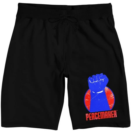 

Peacemaker Fist Men’s Black Sleep Pajama Shorts-Large