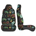 thumbnail image 2 of LAKIMCT Hawaiian Style Symbols Car Seat Covers Vehicle Front Seat Covers Universal Fit Seat Protector, 2 of 9