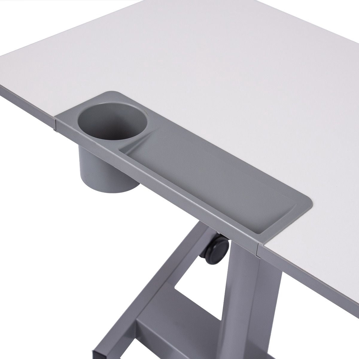 Luxor 626-STUDENT-P44" Student Pneumatic Height Adjustable Desk - Gray