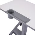 thumbnail image 3 of Luxor 626-STUDENT-P44" Student Pneumatic Height Adjustable Desk - Gray, 3 of 7