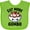 Apple Green, variant on Inktastic Eat More Gumbo Funny Cajun Food Lover Boys or Girls Baby Bib