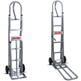 thumbnail image 2 of Liberator Snack Food Route Hand Truck - Lightweight Aluminum, Folding Nose, Extra Tall Frame | B&P HTA-16, 2 of 6