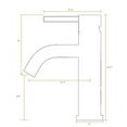 thumbnail image 2 of Waterhaus Lead-Free Solid Stainless Steel Single lever Elevated Lavatory Faucet - Brass, 2 of 2