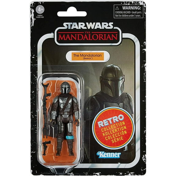 STAR WARS Retro Collection The Mandalorian (Beskar) Toy 3.75-Inch-Scale The Mandalorian Collectible Action Figure