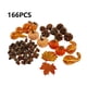 thumbnail image 1 of Ayuda de cocina Paquete de decoración de calabazas de Halloween Calabazas falsas Juego de hojas de arce rojo Accesorios, 1 of 3