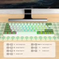 thumbnail image 4 of Teclado Gamer Ussixchare 60% Matcha Verde 61 Teclas Switch Rojo, 4 of 8