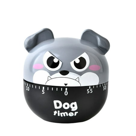 

Kitchen Mechanical Grey Timer and Creative Cartoon Bake for Cooking Timer
