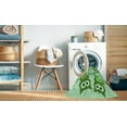 thumbnail image 2 of Ahgly Company Machine Washable Indoor Round Transitional Green Area Rugs, 4' Round, 2 of 7