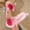 Pink, variant on Flip-Flops for women Pom Pom Plantformed Thong Sandals Beach Flip Flops Poolside Vacation Travel Walking Daily Casual Summer Footwear