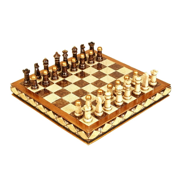 Polystone Chess Set Entertaining Decor - Walmart.com - Walmart.com