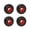 Black, variant on Oasiva 4Pcs Drift Board Wheels Replacement Skateboard Wheels 82A Drift Skateboard Wheel PU Longboards Wheels Wear Resistant