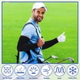 thumbnail image 5 of 10 Pares de Mangas Brazo RefrigeracióN Calentadoras ProteccióN UV para Hombres y Mujeres, Correr, Ciclismo, Senderismo, Golf, Negro, 5 of 5