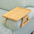 thumbnail image 2 of Plateau d'Accoudoir de Canapé Plateau d'Accoudoir Table Portable Table d'Appoint Table de Canapé Plateau de Canapé pour Cupcakes, 2 of 5