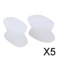 thumbnail image 1 of Runquan 3-6pack 2Pcs Toe Bunion Separator Corrector Straightener Gel Pain Relief for 5 Pcs, 1 of 8