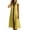 *Yellow, variant on VBVC Women's Cotton Linen Sleeveless Midi Dress, Ladies' Contrast Ruffle Trim V-Neck Shift Dress, Summer Casual Vacation Dress For Women,White,S-2XL