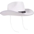 thumbnail image 3 of Sombrero vaquero JAMW de fieltro blanco para hombre y mujer, 3 of 4